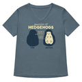 Anatomy Of Hedgehogs Women S V Neck Tee V Neck T Shirt Premium Print