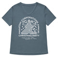Nakatomi Christmas Party Women S V Neck Tee V Neck T Shirt Premium Print