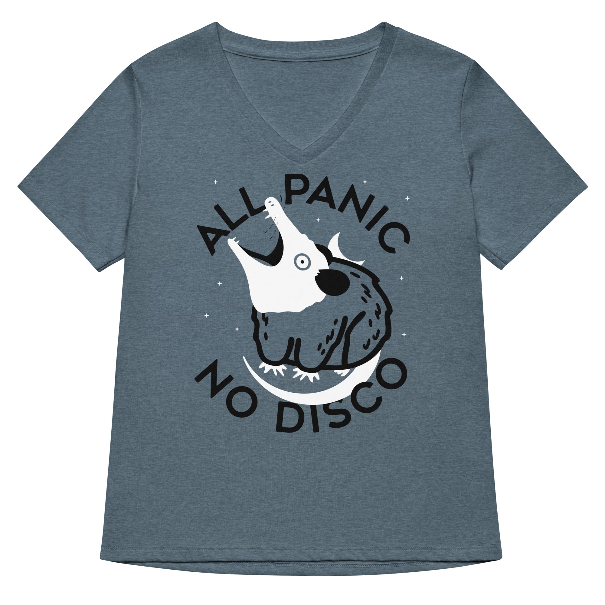 All Panic No Disco Women S V Neck Tee V Neck T Shirt Gift Ready