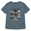 Monsters Of The World Women S V Neck Tee V Neck T Shirt Everyday Wear