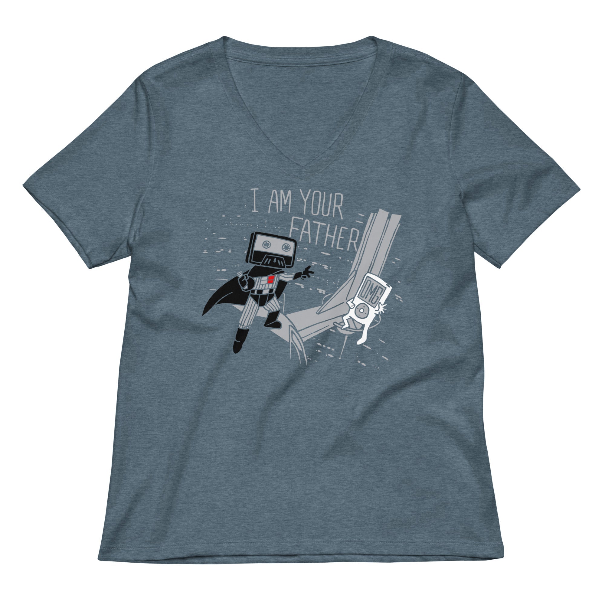 I Am Your Father Cassette Women S V Neck Tee V Neck T Shirt Gift Ready