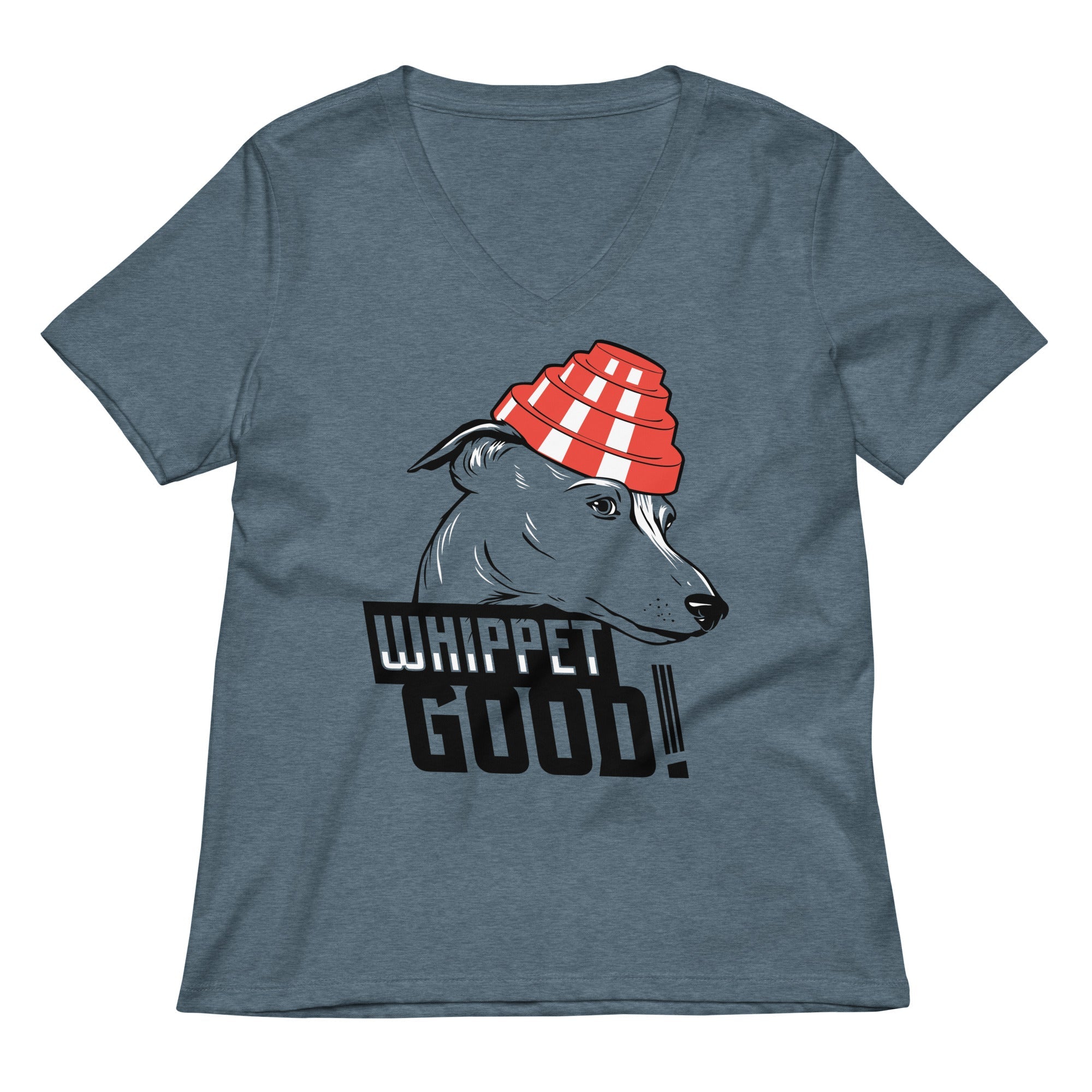 Whippet Good Women S V Neck Tee V Neck T Shirt Clean Design