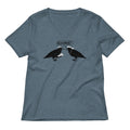 Nevermore Women S V Neck Tee V Neck T Shirt Minimal Style