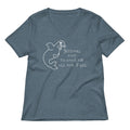 So Long And Thanks Women S V Neck Tee V Neck T Shirt Everyday Wear