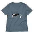Milk I Am Your Father Women S V Neck Tee V Neck T Shirt Clean Design