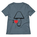 I Love Lamp Women S V Neck Tee V Neck T Shirt Minimal Style