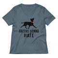 Haters Gonna Hate Pit Women S V Neck Tee V Neck T Shirt Gift Ready