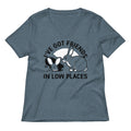 I Ve Got Friends In Low Places Women S V Neck Tee V Neck T Shirt US Trend