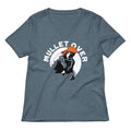 Mullet Over Women S V Neck Tee V Neck T Shirt Clean Design