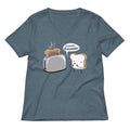 Oooooh Burnnnnn Women S V Neck Tee V Neck T Shirt Minimal Style