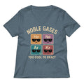 Noble Gases Women S V Neck Tee V Neck T Shirt Premium Print