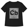Carbonite Element Women S V Neck Tee V Neck T Shirt Premium Print