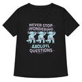 Axolotl Questions Women S V Neck Tee V Neck T Shirt US Trend