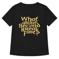 What About Second Breakfast Women S V Neck Tee V Neck T Shirt US Trend