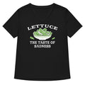 Lettuce The Taste Of Sadness Women S V Neck Tee V Neck T Shirt Premium Print