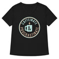 Caffeinate And Procrastinate Women S V Neck Tee V Neck T Shirt US Trend