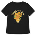 Gogh With It Women S V Neck Tee V Neck T Shirt US Trend
