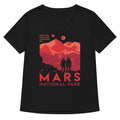 Mars National Park Women S V Neck Tee V Neck T Shirt Premium Print