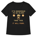 It S Dangerous To Go Alone Women V Neck Tee V Neck T Shirt Premium Print