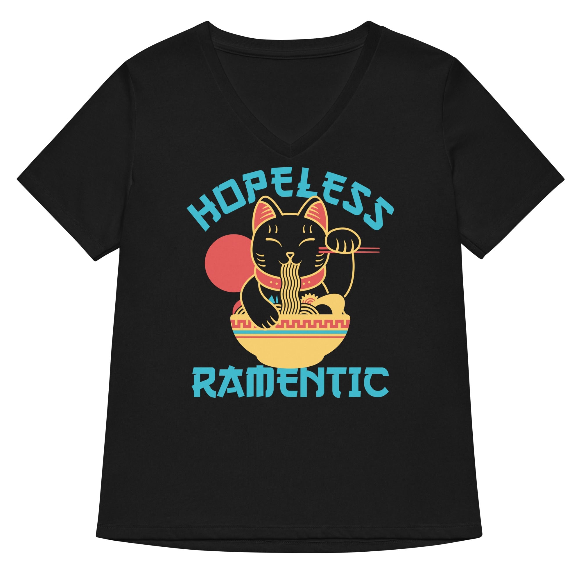 Hopeless Ramentic Women S V Neck Tee V Neck T Shirt Everyday Wear