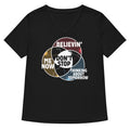 Don T Stop Venn Diagram Women S V Neck Tee V Neck T Shirt US Trend