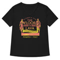 Pompeii Floor Is Lava Championship Women S V Neck Tee V Neck T Shirt US Trend