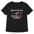 Back In My Day We Had Nine Planets Women S V Neck Tee V Neck T Shirt Premium Print