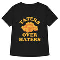 Taters Over Haters Women S V Neck Tee V Neck T Shirt Minimal Style