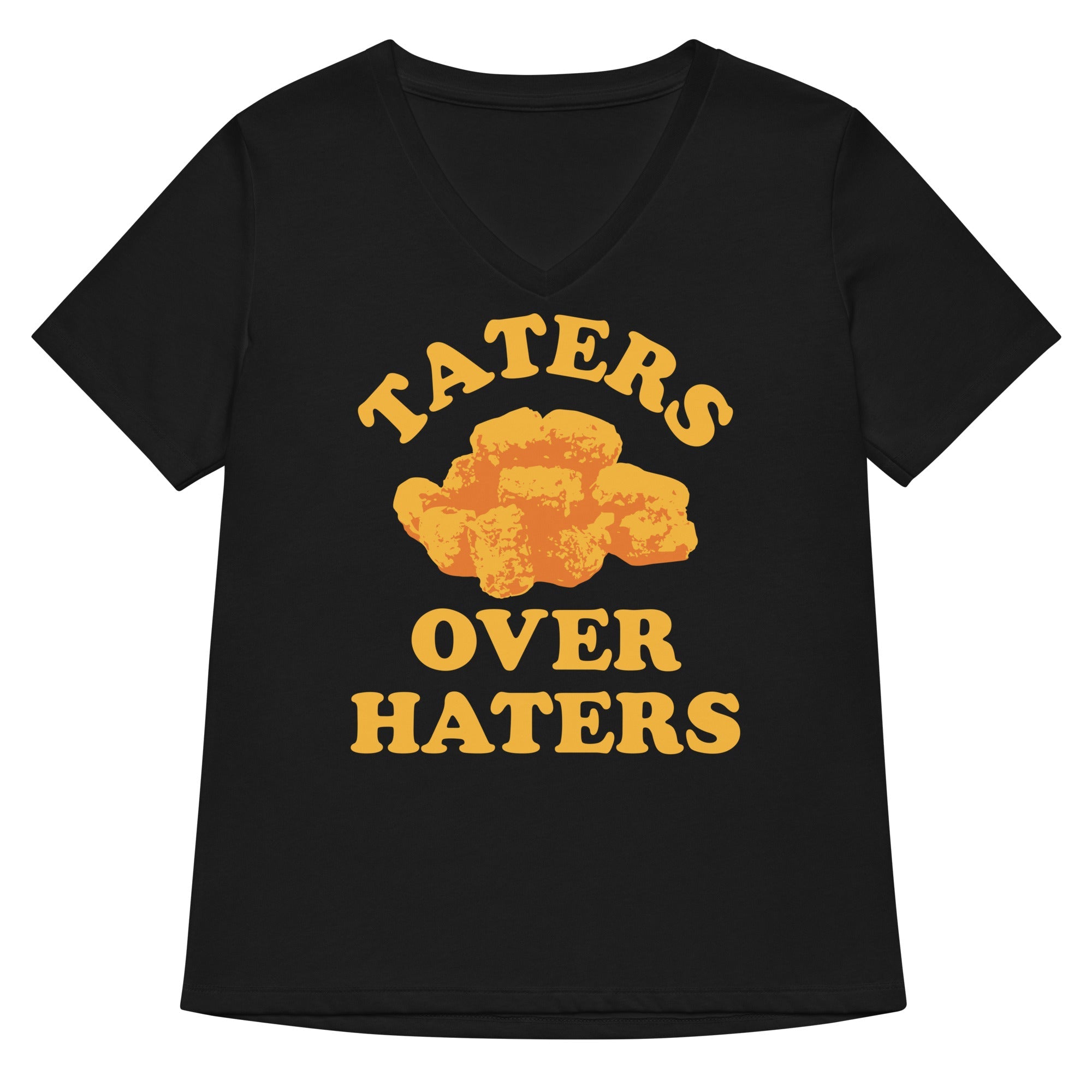 Taters Over Haters Women S V Neck Tee V Neck T Shirt Minimal Style