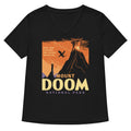 Mount Doom National Park Women S V Neck Tee V Neck T Shirt Gift Ready