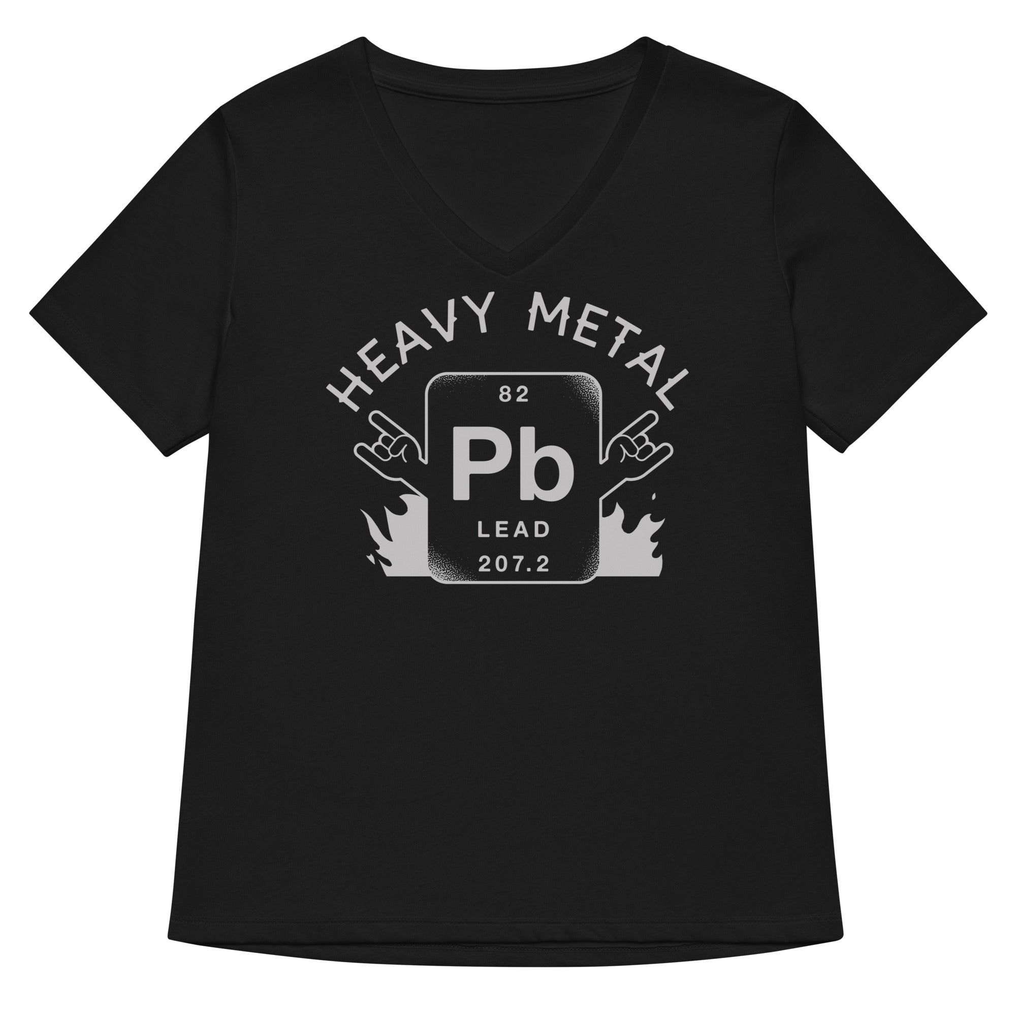 Heavy Metal Women S V Neck Tee V Neck T Shirt Gift Ready