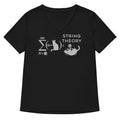 String Theory Women S V Neck Tee V Neck T Shirt Premium Print