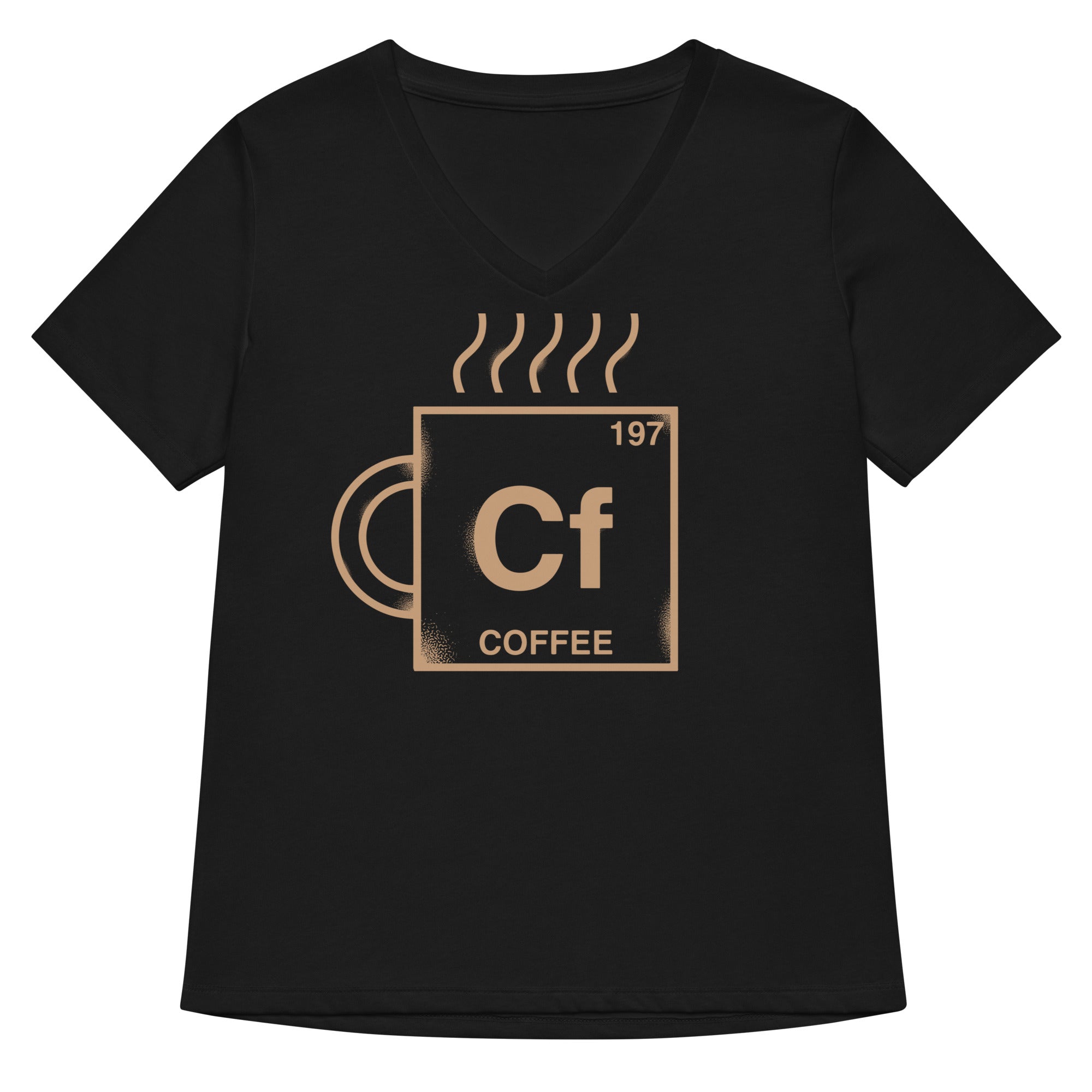 Coffee Element Women S V Neck Tee V Neck T Shirt Clean Design