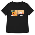Egyptian Cat Women S V Neck Tee V Neck T Shirt Minimal Style