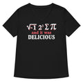 I Ate Sum Pi Women S V Neck Tee V Neck T Shirt US Trend
