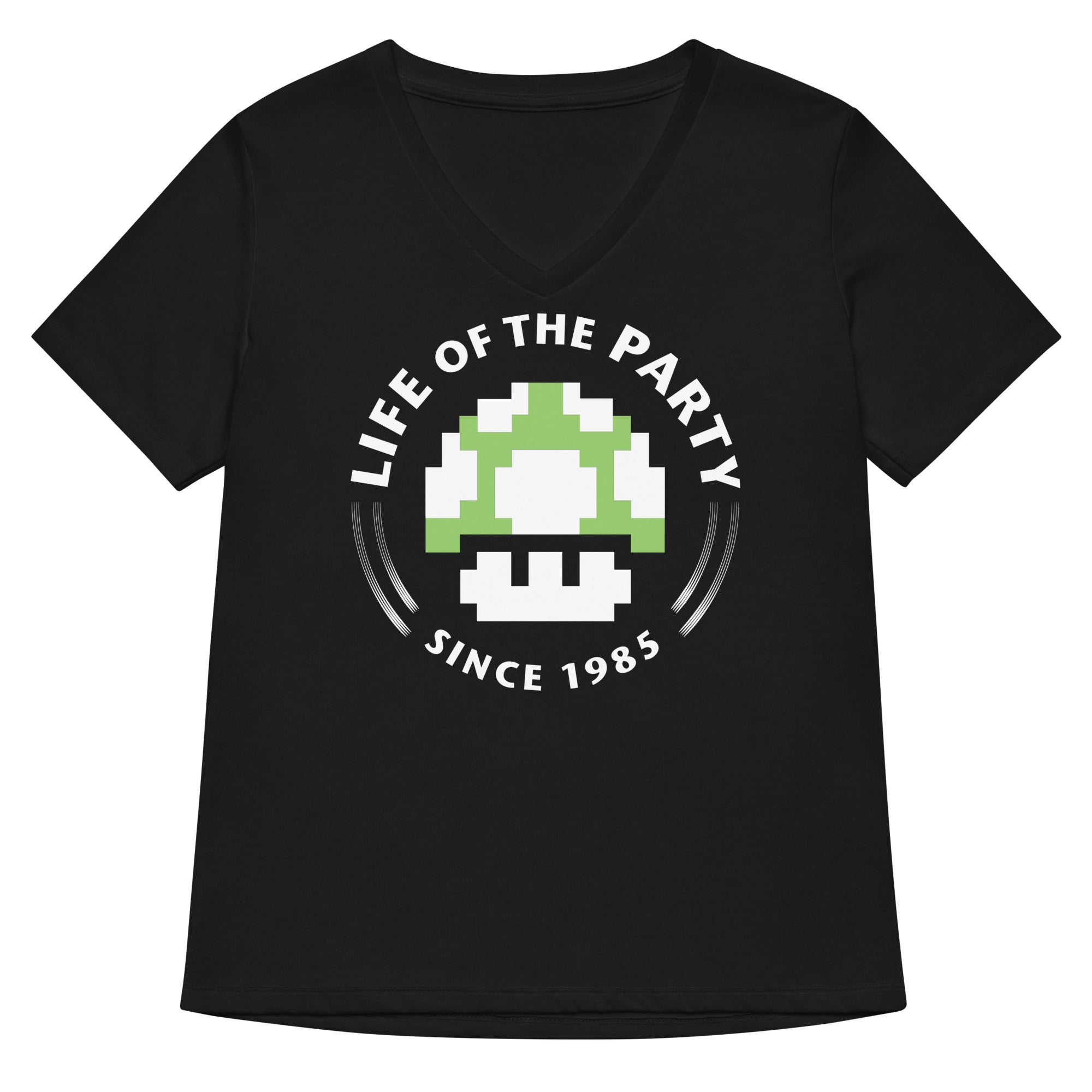 Life Of The Party Women S V Neck Tee V Neck T Shirt US Trend