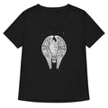 Fastest Falcon In The Universe Women S V Neck Tee V Neck T Shirt US Trend