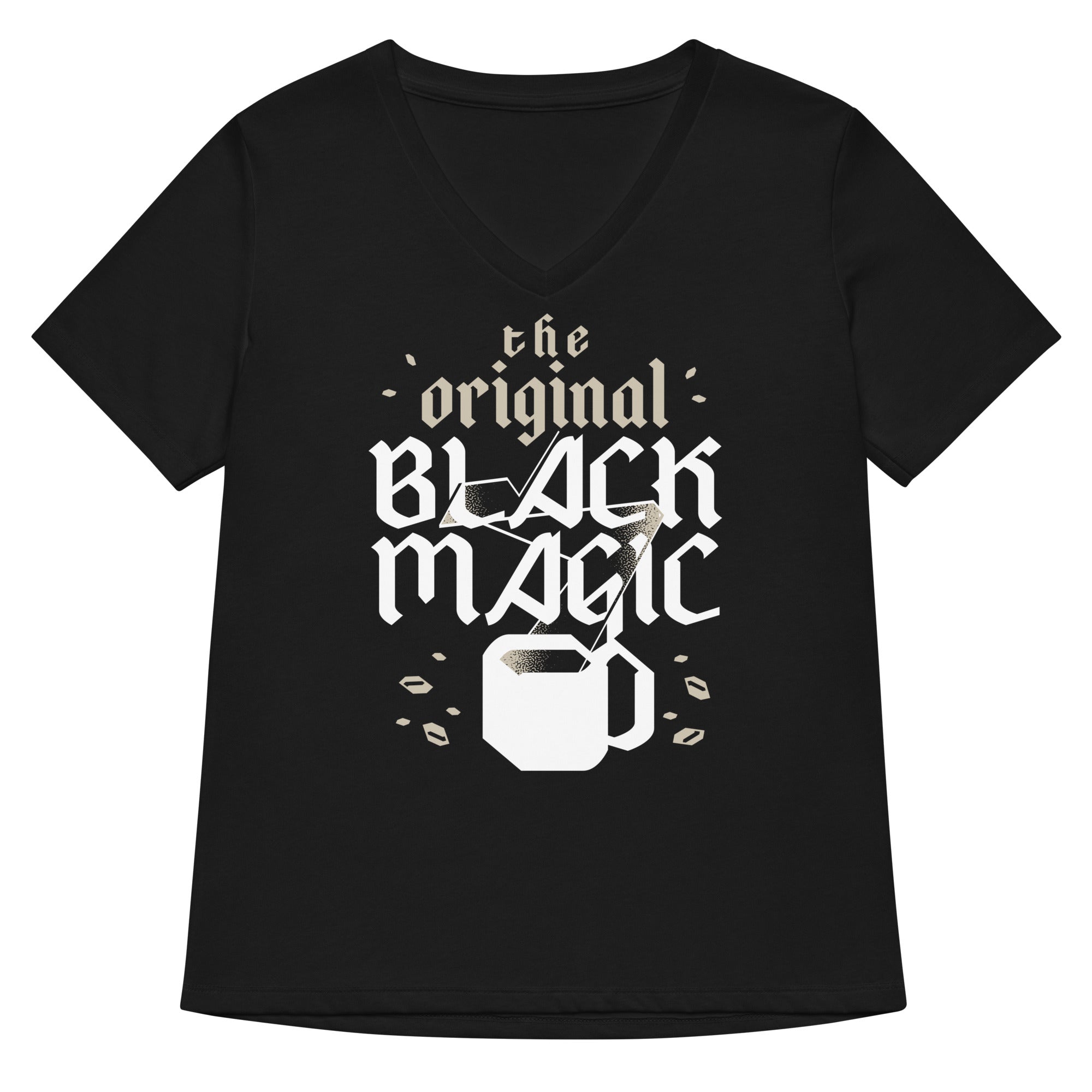 The Original Black Magic Women S V Neck Tee V Neck T Shirt Gift Ready
