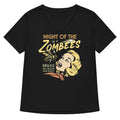 Night Of The Zombees Women S V Neck Tee V Neck T Shirt Everyday Wear