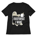 I Boo What Want Women S V Neck Tee V Neck T Shirt Minimal Style