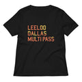 Leeloo Dallas Multipass Women S V Neck Tee V Neck T Shirt Clean Design