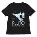 Pluto National Park Women S V Neck Tee V Neck T Shirt Gift Ready