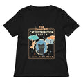The Cat Distribution System Women S V Neck Tee V Neck T Shirt Gift Ready