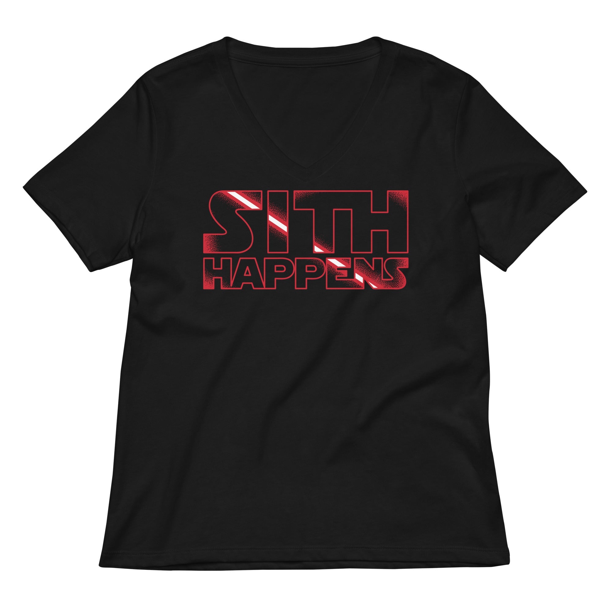 Sith Happens Women S V Neck Tee V Neck T Shirt Premium Print