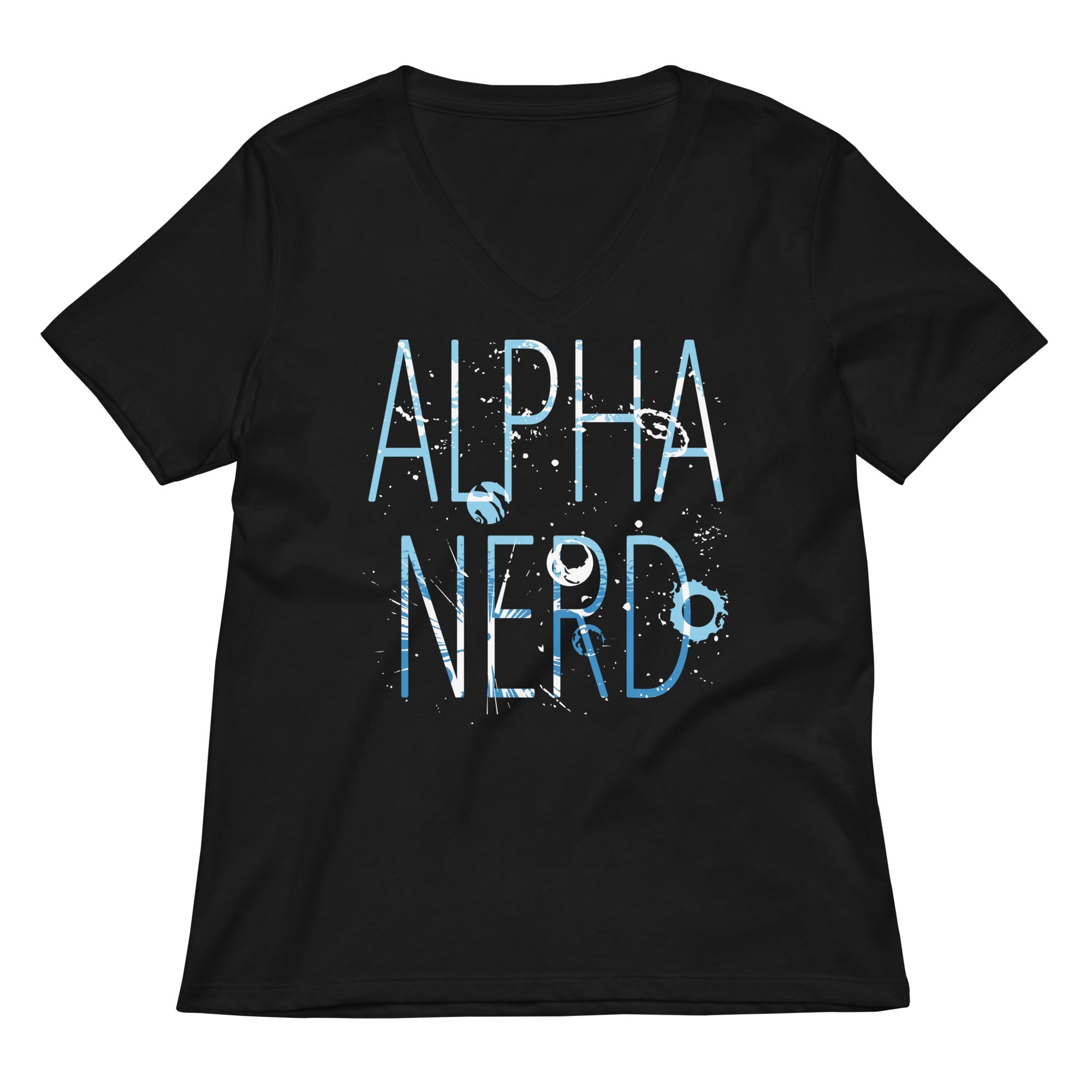 Alpha Nerd Women S V Neck Tee V Neck T Shirt Everyday Wear