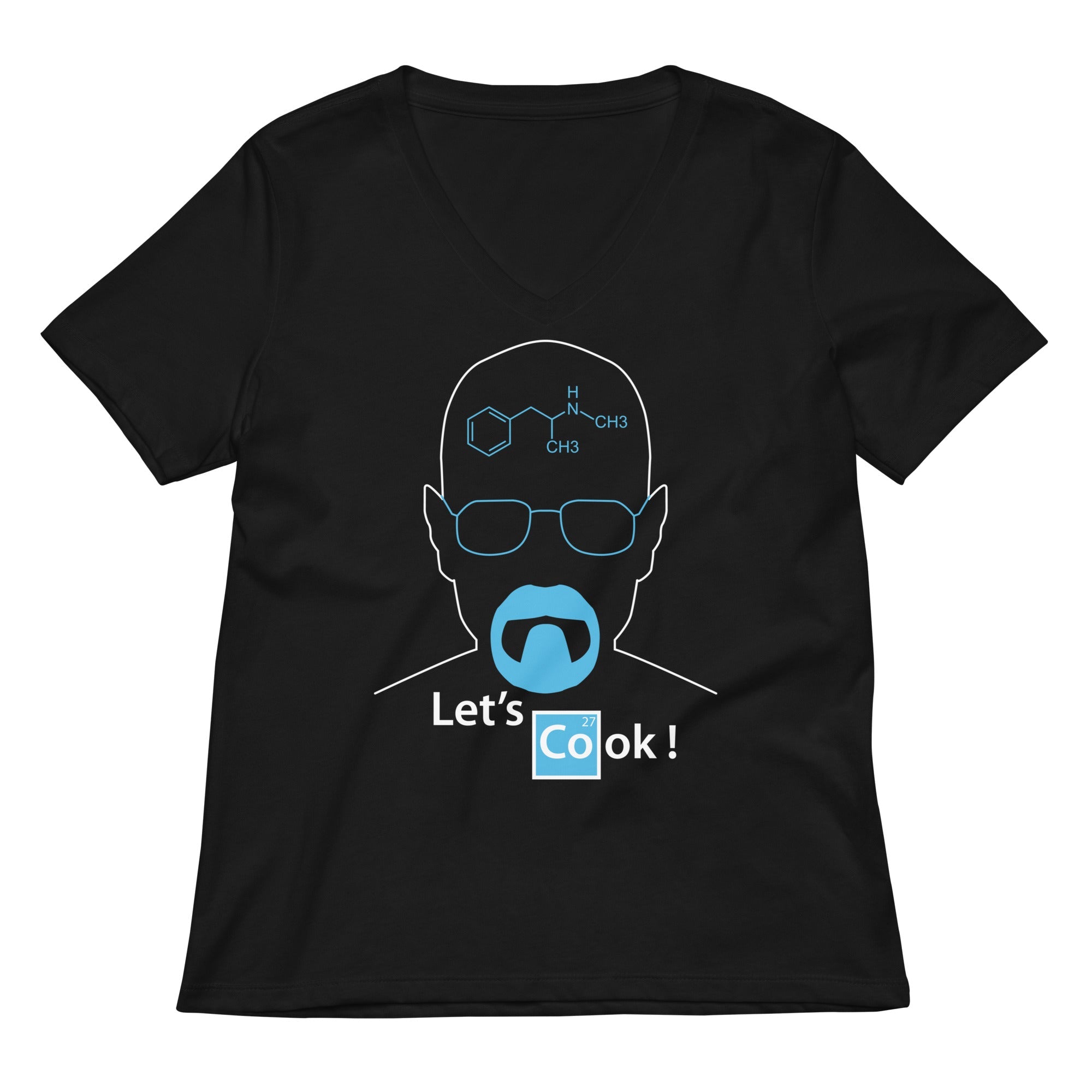 Let S Cook Women V Neck Tee V Neck T Shirt Gift Ready