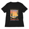 Area 51 National Park Women S V Neck Tee V Neck T Shirt Everyday Wear