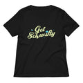 Get Schwifty Women S V Neck Tee V Neck T Shirt Everyday Wear