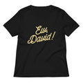 Ew David Women S V Neck Tee V Neck T Shirt US Trend