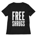 Free Shrugs Women S V Neck Tee V Neck T Shirt Gift Ready